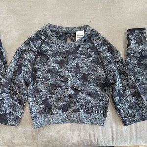 Gymshark Camo Crop Top